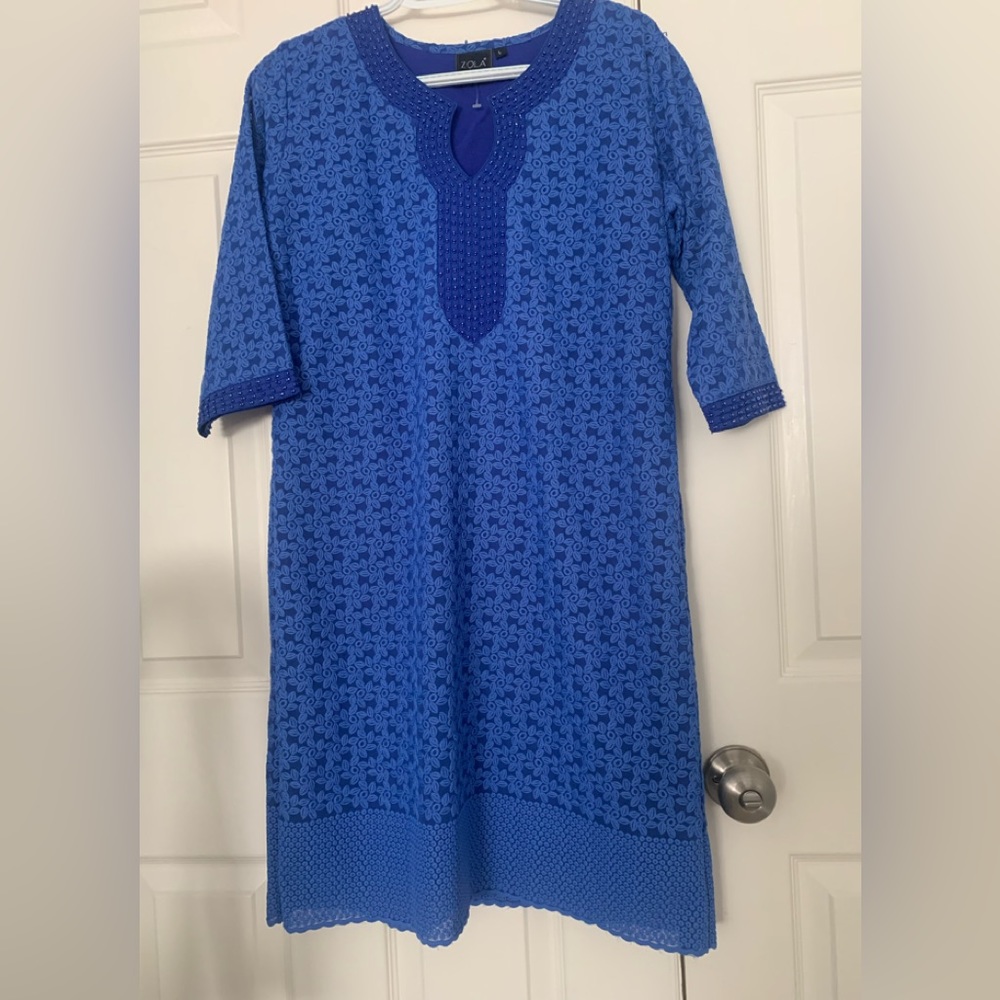 Pre-loved In Excellent Condition Blue Dress